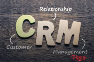 capital letters of "C, R, and M" which represents Customer Relationship Management